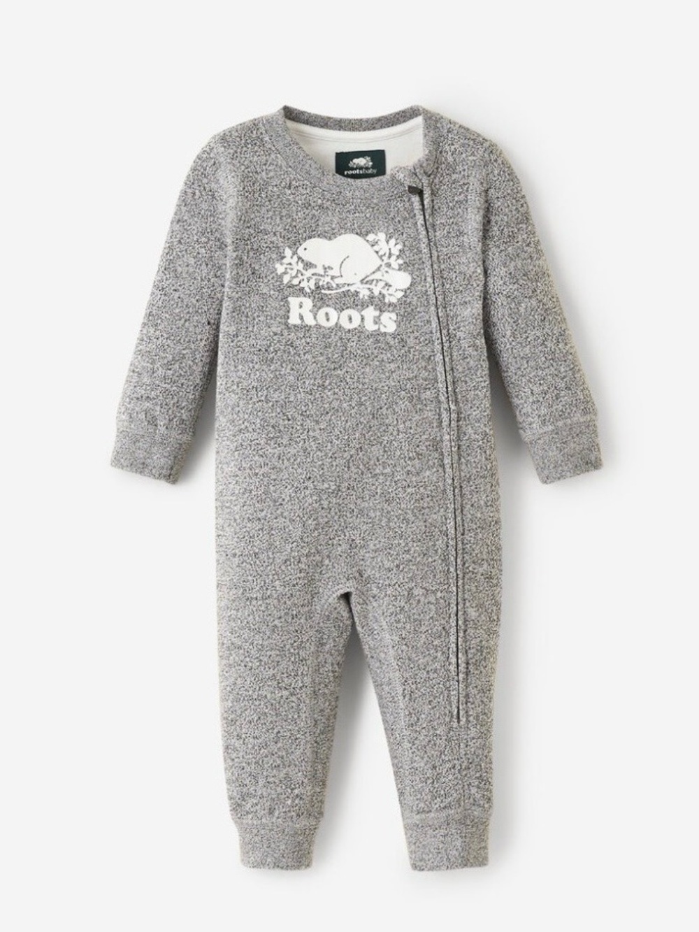 Roots Organic Original Cooper Beaver Romper | 0-3 months